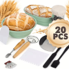 Anti-counterfeit bread basket, sourdough baking supplies, complete sourdough beginner kit, bread lamella, Danish dough whiskey, bread basket