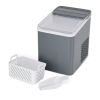 Portable Countertop Ice Maker, 26 lbs Per Day, Compact Ice Machine with Quick Ice Cycles, No Plumbing Required, Grey