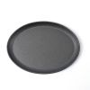 HAWOK Cast Iron Fajita Skillet Japanese Steak Plate with Handle and Bamboo Tray