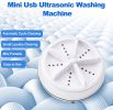 Portable Washing Machine;  Mini Ultrasonic Washing Machine 3 in 1 Dishwashers Ultrasonic Waves Suitable for Home;  Business;  Travel;  College Room;