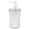 (3 pack) Clear Plastic Liquid Soap Pump Dispenser, 12oz Capacity