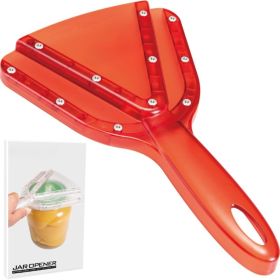 Patented Jar Opener For Weak Hands Seniors And Easy Lid Opening (Option: RED)