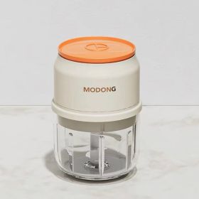 MODONG Multi-purpose Electric Garlic Masher; Chopper; Household Small Meat Grinder (capacity: 300ML)